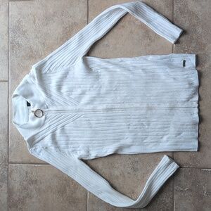 White Colori Zip-up (Lots of stretch)